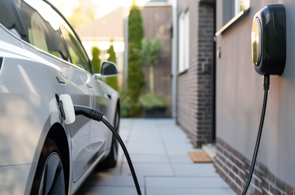 Wandladegerät für Elektroautos zu Hause