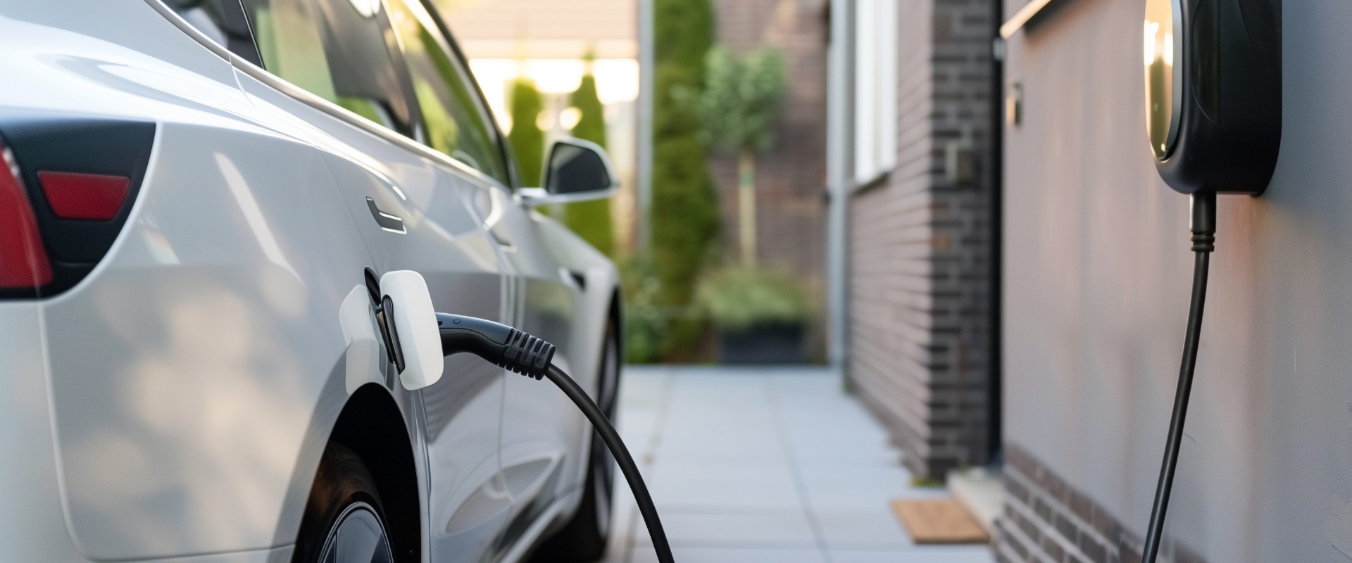E-Auto in Osnabrück wird an einer Wallbox geladen